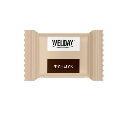 Шоколад порционный WELDAY (ВЭЛДЭЙ) Ассорти 6 вкусов, 810 г (54 плитки по 15 г), пакет, 622409