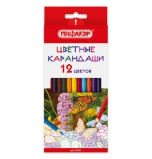 Карандаши цветные ПИФАГОР 