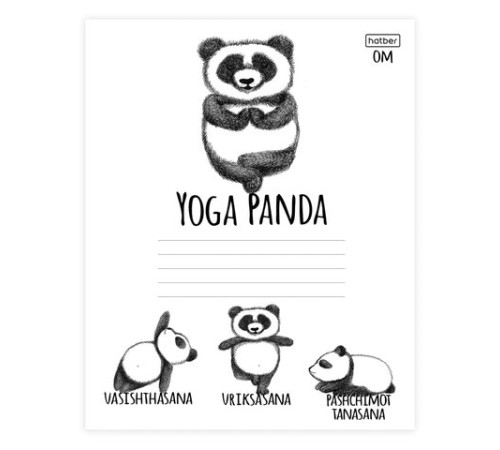 Тетрадь 24 л., HATBER, клетка, обложка картон, 