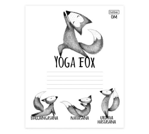 Тетрадь 24 л., HATBER, клетка, обложка картон, 