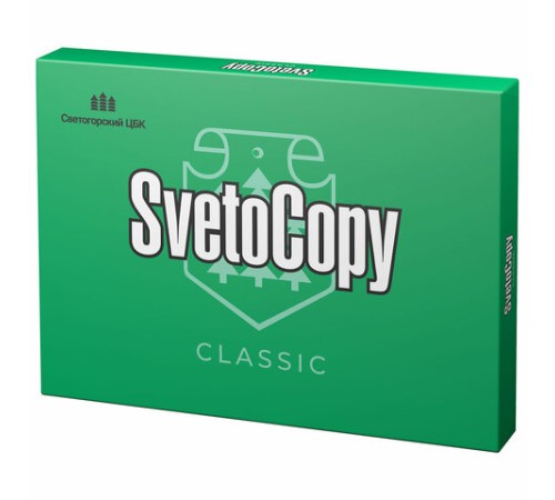 Бумага офисная БОЛЬШОГО ФОРМАТА (297х420), А3, 80 г/м2, 500 л., марка С, SVETOCOPY CLASSIC, 146% (CIE)