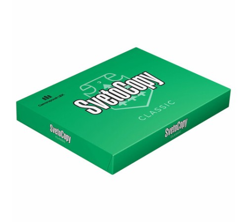 Бумага офисная БОЛЬШОГО ФОРМАТА (297х420), А3, 80 г/м2, 500 л., марка С, SVETOCOPY CLASSIC, 146% (CIE)