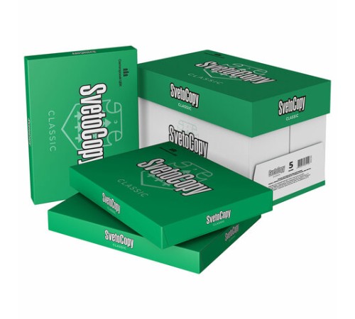 Бумага офисная БОЛЬШОГО ФОРМАТА (297х420), А3, 80 г/м2, 500 л., марка С, SVETOCOPY CLASSIC, 146% (CIE)