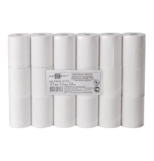 Чековая лента ТЕРМОБУМАГА 57 мм (диаметр 40 мм, длина 24 м, втулка 12 мм) КОМПЛЕКТ 18 шт., AKZENT