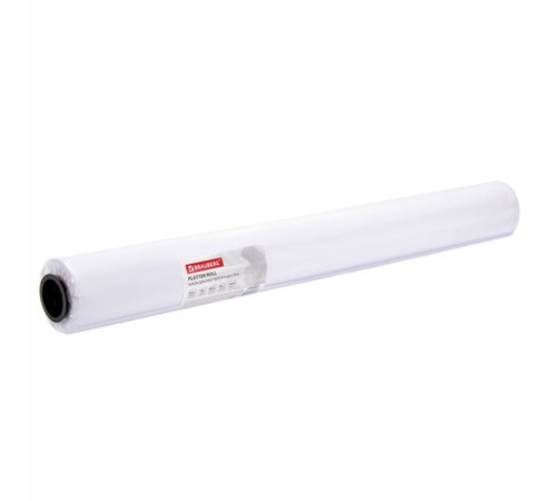 Бумага широкоформатная рулон для плоттера, 914 мм х 50 м х втулка 50,8 мм, 80 г/м2, белизна CIE 146%, BRAUBERG, 110458