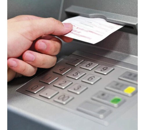 Чековая лента ТЕРМОБУМАГА 80 мм (диаметр 150 мм, длина 244 м, втулка 26 мм) слой наружу, BRAUBERG, 110560