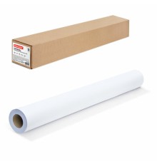 Бумага широкоформатная рулон для плоттера, 610 мм х 30 м х втулка 50,8 мм, 120 г/м2, белизна CIE 146%, BRAUBERG, 110621