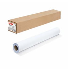 Бумага широкоформатная рулон для плоттера 610 мм х 30 м х втулка 50,8 мм, 160 г/м2, белизна CIE 146%, BRAUBERG, 110623
