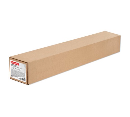 Бумага широкоформатная рулон для плоттера, 914 мм х 30 м х втулка 50,8 мм, 160 г/м2, белизна CIE 146%, BRAUBERG, 110624