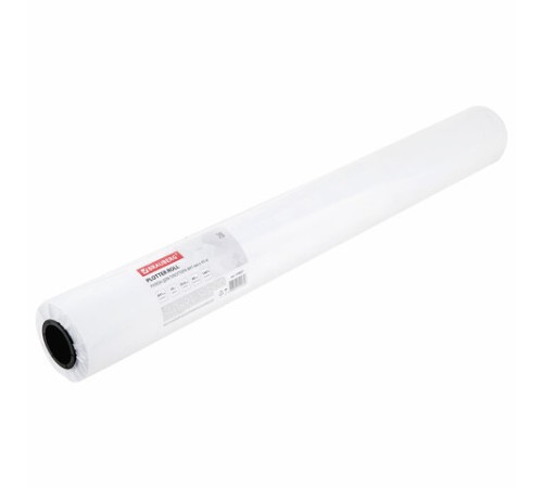 Бумага широкоформатная рулон для плоттера, 841 мм х 45 м х втулка 50,8 мм, 80 г/м2, белизна CIE 146%, BRAUBERG, 110627