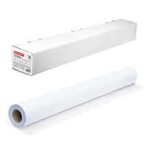 Бумага широкоформатная рулон для плоттера, 1067 мм х 45 м х втулка 50,8 мм, 80 г/м2, белизна CIE 146%, BRAUBERG, 110628