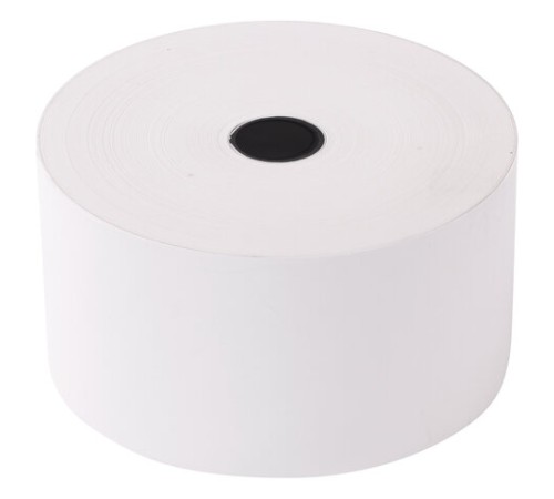 Чековая лента ТЕРМОБУМАГА 80 мм (диаметр 120 мм, длина 150 м, втулка 26 мм), слой наружу, КОМПЛЕКТ 2 шт., AKZENT, 52366
