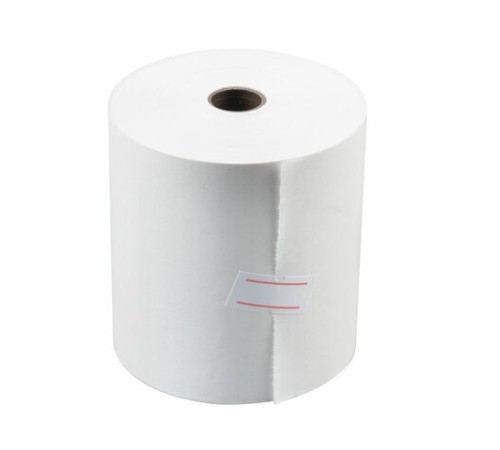 Чековая лента ТЕРМОБУМАГА 80 мм (диаметр 72 мм, длина 80 м, втулка 12 мм) КОМПЛЕКТ 9 шт., BRAUBERG, 110888