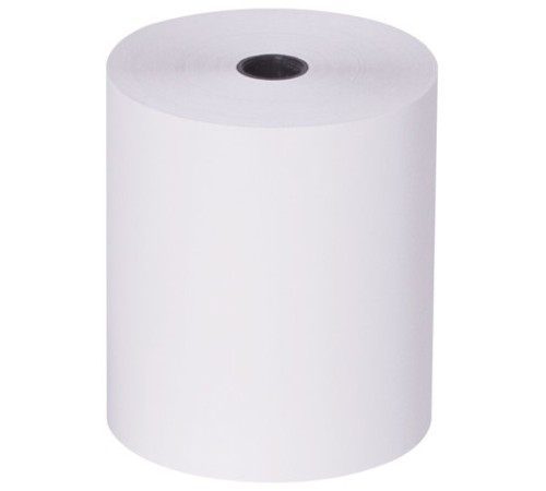 Чековая лента ТЕРМОБУМАГА 80 мм (диаметр 68 мм, длина 60 м, втулка 12 мм) КОМПЛЕКТ 6 шт., BRAUBERG, 110892
