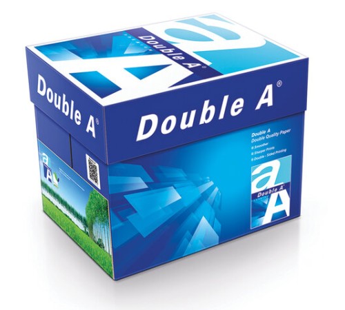 Бумага офисная А4, 80 г/м2, 500 л., марка А+, DOUBLE A, ЭВКАЛИПТ, Таиланд, 172% (CIE)