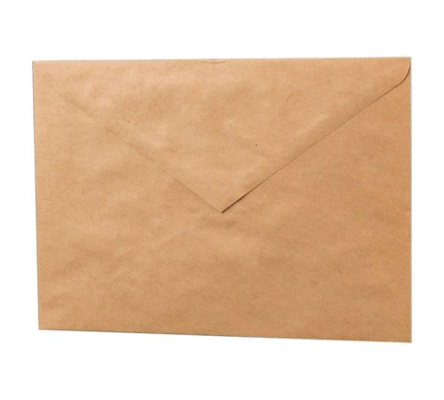 Конверты С5 (162х229 мм) КРАФТ, клей, 90 г/м2, КОМПЛЕКТ 1000 шт., треугольный клапан, 76423