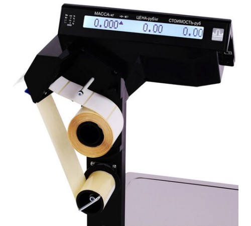 Этикетки термотрансферные, ПОЛУГЛЯНЕЦ, 58х40 мм, 700 этикеток в ролике, 111974