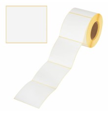 Этикетки термотрансферные, ПОЛУГЛЯНЕЦ, 58х60 мм, 500 этикеток в ролике, 111975