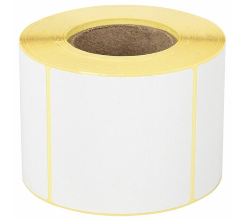 Этикетки термотрансферные, ПОЛУГЛЯНЕЦ, 58х60 мм, 500 этикеток в ролике, 111975