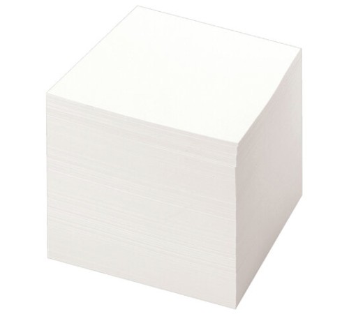 Блок для записей STAFF непроклеенный, куб 8х8х8 см, белый, белизна 90-92%, 111980