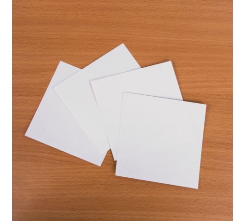 Блок для записей STAFF непроклеенный, куб 8х8х8 см, белый, белизна 70-80%, 111981