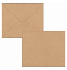 Конверты С3 (330х410 мм) КРАФТ, без клея, 90 г/м2, КОМПЛЕКТ 300 шт., треугольный клапан, 142755
