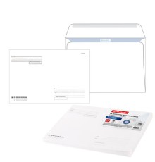 Конверты С4 (229х324 мм), клеевой слой, Куда-Кому, внутренняя запечатка, 90 г/м2, КОМПЛЕКТ 50 шт., BRAUBERG, 112178