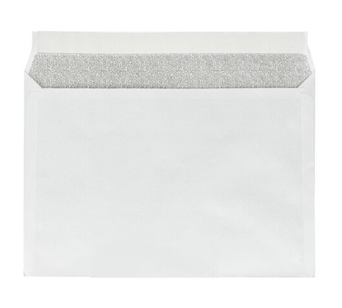 Конверты С4 (229х324 мм), отрывная лента, 100 г/м2, КОМПЛЕКТ 500 шт., внутренняя запечатка, 48927