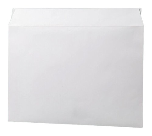 Конверты С4 (229х324 мм), отрывная лента, 100 г/м2, КОМПЛЕКТ 500 шт., внутренняя запечатка, 48927