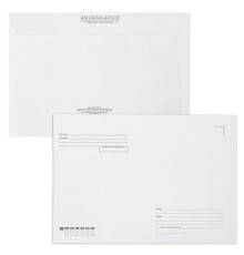 Конверты С4 (229х324 мм), отрывная лента, Куда-Кому, 100 г/м2, КОМПЛЕКТ 50 шт., BRAUBERG, 112185