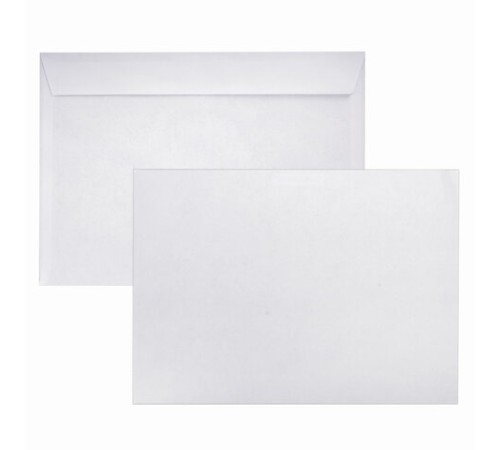 Конверты С5 (162х229 мм), отрывная лента, внутренняя запечатка, 80 г/м2, КОМПЛЕКТ 100 шт., BRAUBERG, 112187