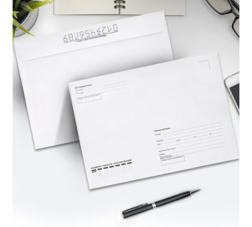 Конверты С5 (162х229 мм), отрывная лента, Куда-Кому, внутренняя запечатка, 80 г/м2, КОМПЛЕКТ 100 шт., BRAUBERG, 112188