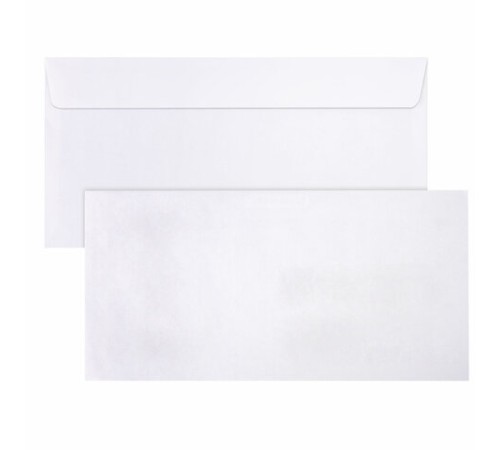 Конверты Е65 (110х220 мм), отрывная лента, внутренняя запечатка, КОМПЛЕКТ 100 шт., BRAUBERG, 112193