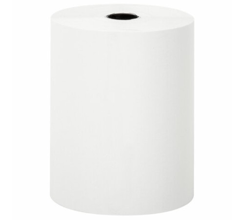 Чековая лента ТЕРМОБУМАГА 80 мм (диаметр 62 мм, длина 60 м, втулка 12 мм) КОМПЛЕКТ 6 шт., BRAUBERG, 112355, 52375