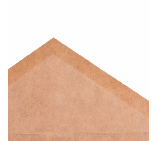 Конверты С6 (114х162 мм) КРАФТ, клей, 90 г/м2, КОМПЛЕКТ 50 шт., треугольный клапан, BRAUBERG, 112363