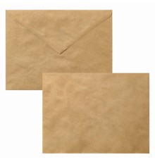 Конверты С5 (162х229 мм) КРАФТ, клей, 90 г/м2, КОМПЛЕКТ 50 шт., треугольный клапан, BRAUBERG, 112364