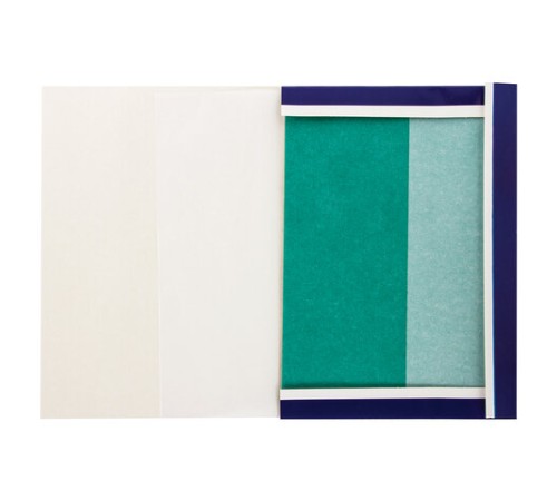 Бумага копировальная (копирка) 5 цветов х 10 листов (синяя белая красная желтая зеленая), BRAUBERG ART, 112405