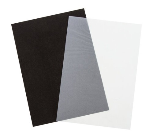 Бумага копировальная (копирка) черная (25 листов) + калька (25 листов), BRAUBERG ART 