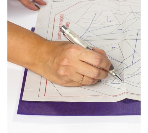 Бумага копировальная (копирка), фиолетовая, А4, 100 листов, STAFF, 112407