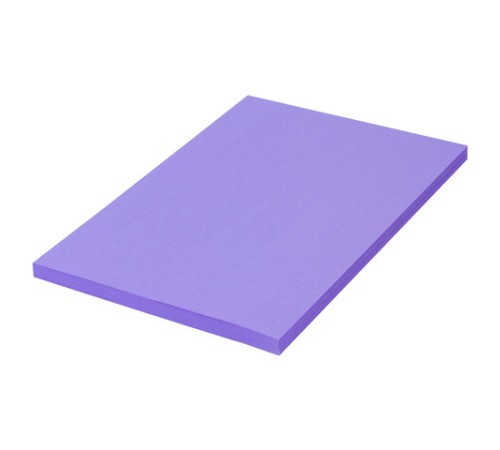 Бумага цветная BRAUBERG, А4, 80 г/м2, 100 л., медиум, фиолетовая, для офисной техники, 112456