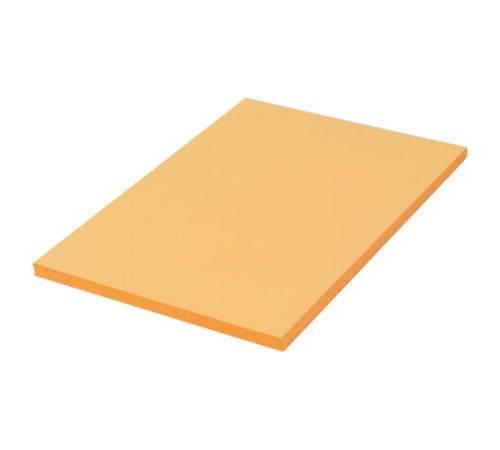 Бумага цветная BRAUBERG, А4, 80 г/м2, 100 л., медиум, оранжевая, для офисной техники, 112457