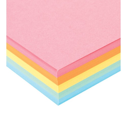 Бумага цветная BRAUBERG, А4, 80 г/м2, 250 л. (5 цветов х 50 листов), медиум, для офисной техники, 112465