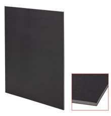Пенокартон матовый, 50х70 см, толщина 5 мм, черный, КОМПЛЕКТ 5 листов, BRAUBERG, 112472