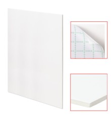 Пенокартон матовый САМОКЛЕЯЩИЙСЯ, 70х100 см, толщина 5 мм, белый, BRAUBERG, 112481