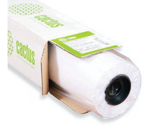 Рулон для плоттера, 610 мм х 45,7 м х втулка 50,8 мм, 80 г/м2, белизна CIE 171%, CACTUS (CS-LFP80-610457)