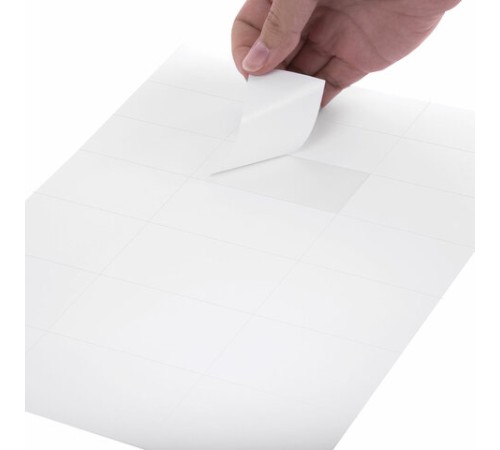 Этикетка самоклеящаяся 70х42,4 мм, 21 этикетка, белая, 70г/м2, 50 листов, TANEX, сырье Финляндия, 114536, TW-2124