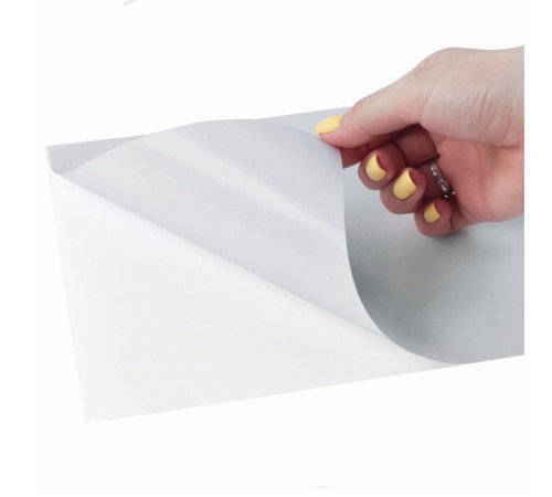 Этикетка самоклеящаяся 210х297 мм, 1 этикетка, полиэстер, серебро, 25 листов, TANEX, сырье Финляндия, 114544, TW-2000