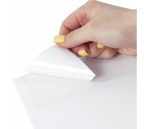 Этикетка самоклеящаяся 70х70 мм, 12 этикеток, белая, 70 г/м2, 50 листов, TANEX, сырье Финляндия, 114550, TW-2312