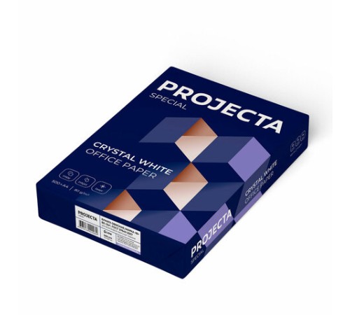 Бумага офисная А4, 80 г/м2, 500 л., марка В, PROJECTA SPECIAL, Россия, 153% (CIE)