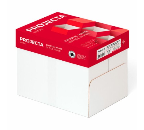 Бумага офисная А4, 80 г/м2, 500 л., марка А, PROJECTA ULTRA, Россия, 162% (CIE)